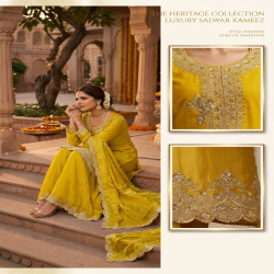 Premium Tora Silk Embroidered Salwar Suit Set with Dupatta